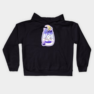 Biru Blueberry Dessert Kids Hoodie